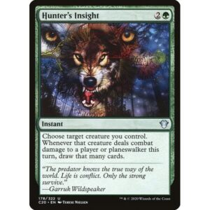 Commander 2020 - 178 - Hunter's Insight - Uncommon - G - Non-foil (Front)