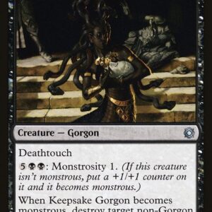 Conspiracy: Take the Crown - 141 - Keepsake Gorgon - Uncommon - B - Non-foil (Front)