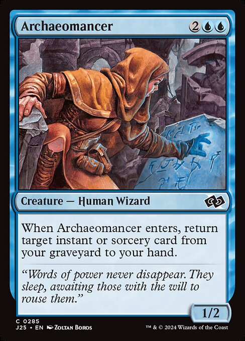Foundations Jumpstart - 285 - Archaeomancer - Common - U - Non-foil (Front)