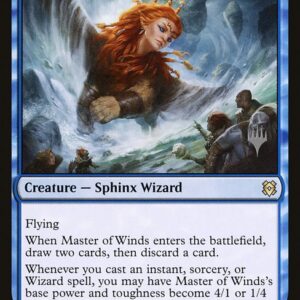 Zendikar Rising Promos - 68p - Master of Winds - Rare - U - Non-foil - Promo (Front)