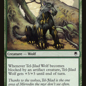 Darksteel - 88 - Tel-Jilad Wolf - Common - G - Foil (Front)