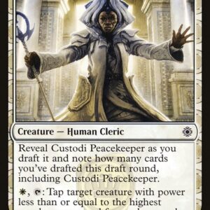 Conspiracy: Take the Crown - 14 - Custodi Peacekeeper - Common - W - Foil (Front)