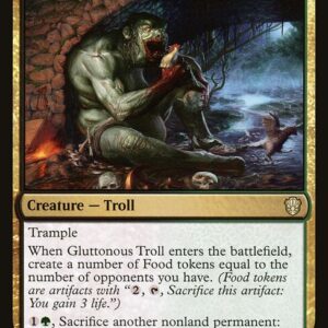 The List - C21-218 - Gluttonous Troll - Rare - BG - Non-foil (Front)