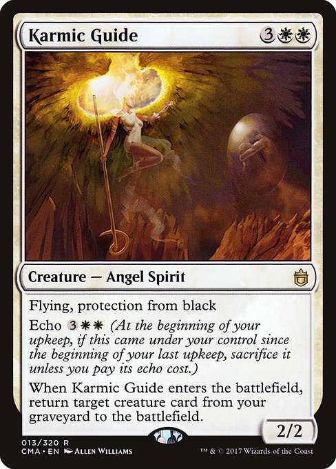 Commander Anthology - 13 - Karmic Guide - Rare - W - Non-foil (Front)