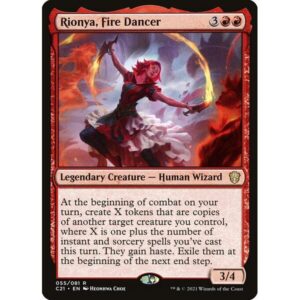 Commander 2021 - 55 - Rionya, Fire Dancer - Rare - R - Non-foil (Front)