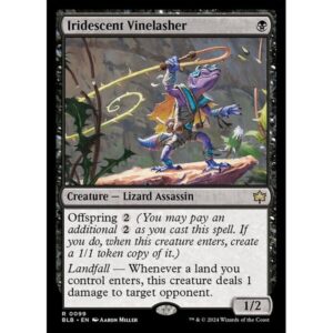 Bloomburrow - 99 - Iridescent Vinelasher - Rare - B - Non-foil (Front)