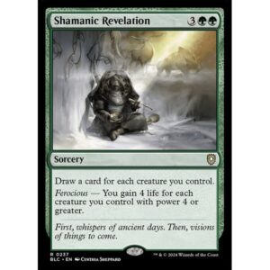 Bloomburrow Commander - 237 - Shamanic Revelation - Rare - G - Non-foil (Front)