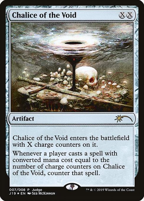 Judge Gift Cards 2019 - 7 - Chalice of the Void - Rare - C - Foil - Promo (Front)