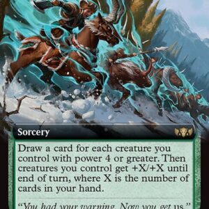 Tarkir: Dragonstorm Commander - 83 - Become the Avalanche - Rare - G - Non-foil - Promo (Front)