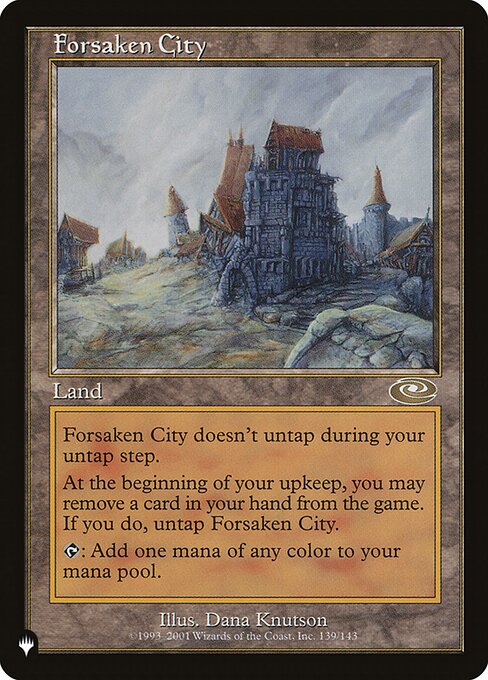 The List - PLS-139 - Forsaken City - Rare - C - Non-foil (Front)