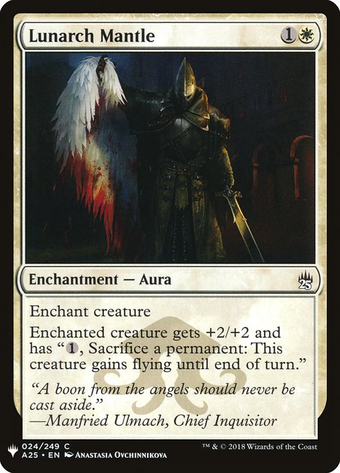The List - A25-24 - Lunarch Mantle - Common - W - Non-foil (Front)