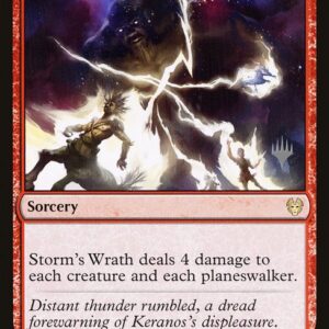 Theros Beyond Death Promos - 157p - Storm's Wrath - Rare - R - Non-foil - Promo (Front)