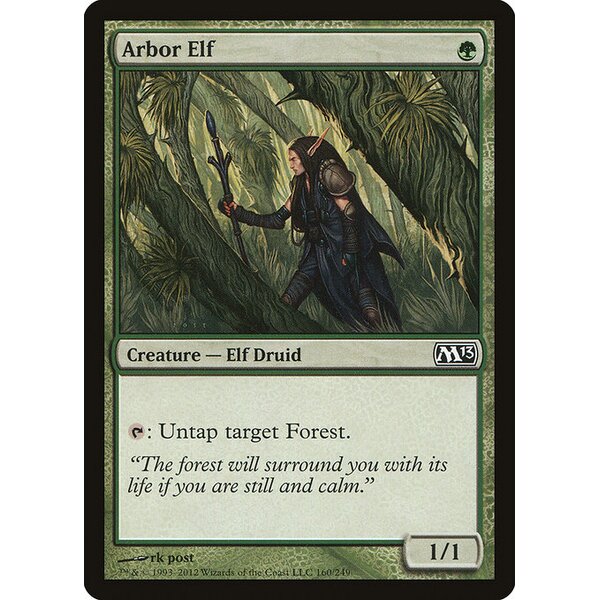 Magic 2013 - 160 - Arbor Elf - Common - G - Non-foil (Front)