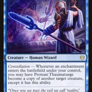 Theros Beyond Death Promos - 60p - Protean Thaumaturge - Rare - U - Foil - Promo (Front)