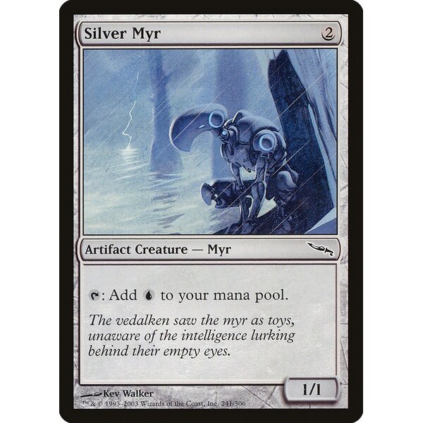Mirrodin - 241 - Silver Myr - Common - C - Non-foil (Front)