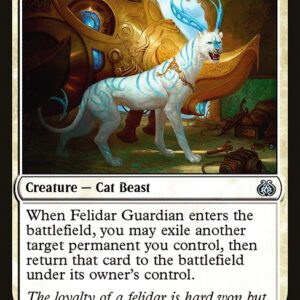 The List - AER-19 - Felidar Guardian - Uncommon - W - Non-foil (Front)