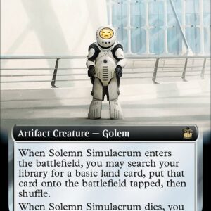 Doctor Who - 480 - Solemn Simulacrum - Rare - C - Foil (Front)