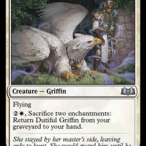 Wilds of Eldraine - 11 - Dutiful Griffin - Uncommon - W - Non-foil (Front)