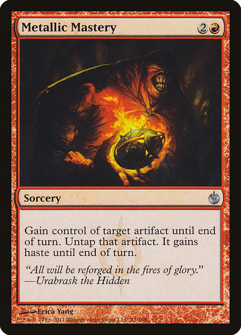 Mirrodin Besieged - 71 - Metallic Mastery - Uncommon - R - Non-foil (Front)