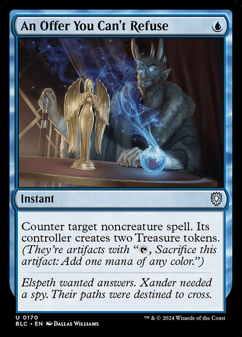 Bloomburrow Commander - 170 - An Offer You Can't Refuse - Uncommon - U - Non-foil (Front)