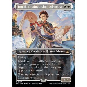 Ravnica Remastered - 417 - Tomik, Distinguished Advokist - Rare - W - Non-foil (Front)
