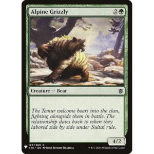 The List - KTK-127 - Alpine Grizzly - Common - G - Non-foil (Front)