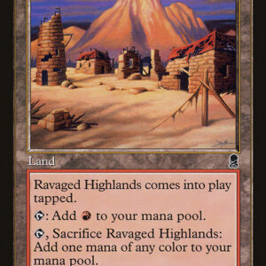 Odyssey - 324 - Ravaged Highlands - Common - C - Non-foil (Front)
