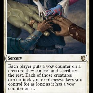 Bloomburrow Commander - 148 - Promise of Loyalty - Rare - W - Non-foil (Front)