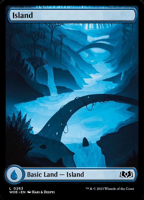 Wilds of Eldraine - 263 - Island - Common - C - Non-foil (Front)