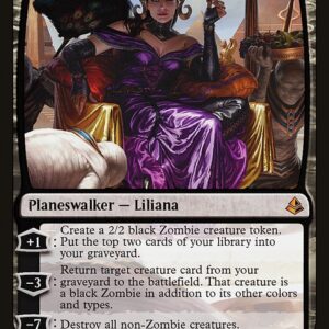 The List - AKH-97 - Liliana, Death's Majesty - Mythic - B - Non-foil (Front)
