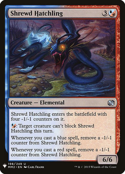The List - MM2-198 - Shrewd Hatchling - Uncommon - UR - Non-foil (Front)