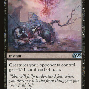 Magic 2013 - 84 - Cower in Fear - Uncommon - B - Non-foil (Front)