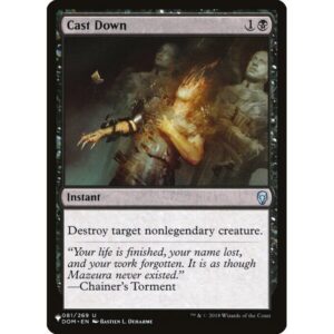 The List - DOM-81 - Cast Down - Uncommon - B - Non-foil (Front)