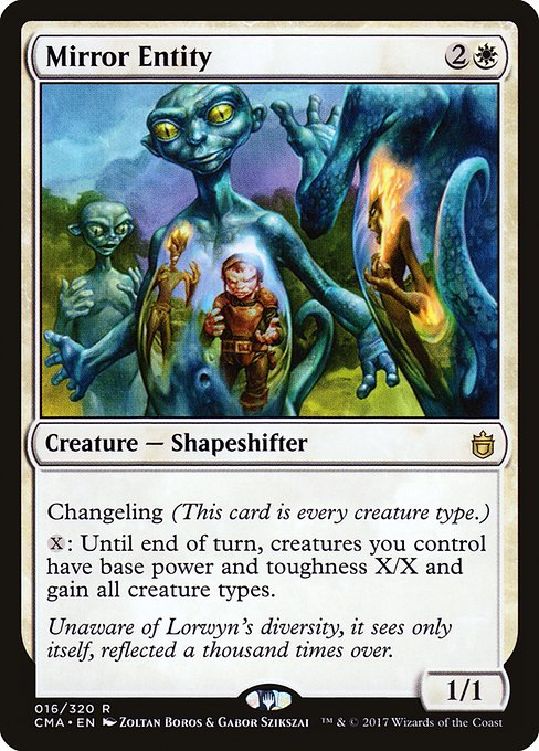 Commander Anthology - 16 - Mirror Entity - Rare - W - Non-foil (Front)