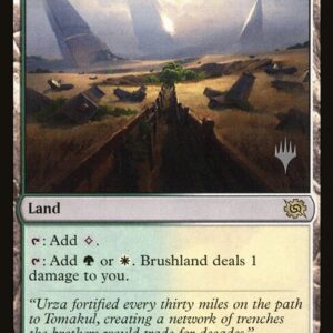 The Brothers' War Promos - 259p - Brushland - Rare - C - Non-foil - Promo (Front)
