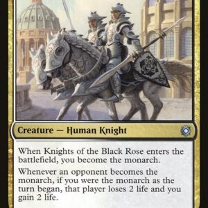 Conspiracy: Take the Crown - 76 - Knights of the Black Rose - Uncommon - WB - Non-foil (Front)