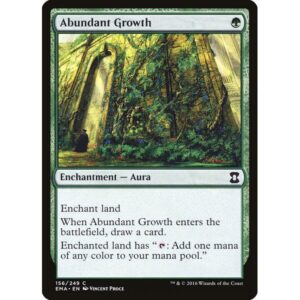 Eternal Masters - 156 - Abundant Growth - Common - G - Foil (Front)
