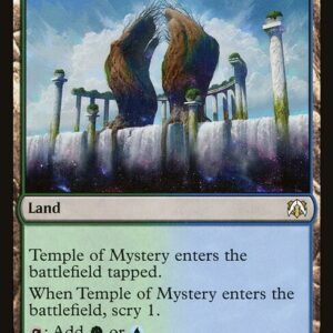 March of the Machine Commander - 434 - Temple of Mystery - Rare - C - Non-foil (Front)