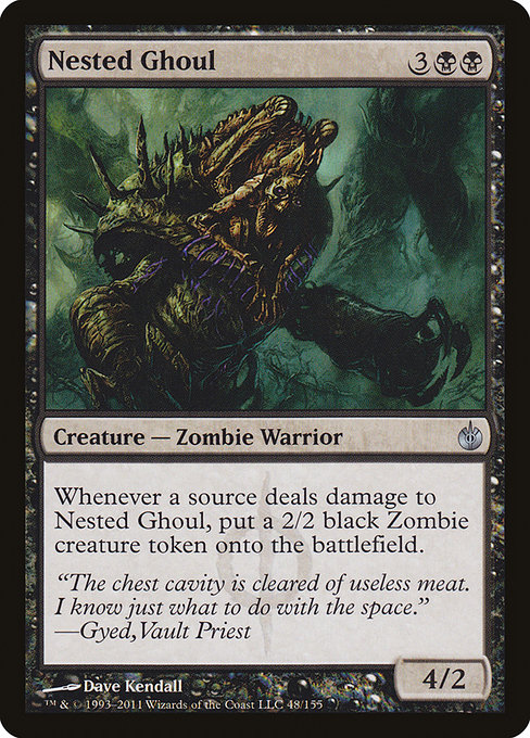 Mirrodin Besieged - 48 - Nested Ghoul - Uncommon - B - Non-foil (Front)