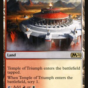 Core Set 2021 Promos - 256p - Temple of Triumph - Rare - C - Non-foil - Promo (Front)