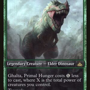Rivals of Ixalan Promos - 130 - Ghalta, Primal Hunger - Rare - G - Foil - Promo (Front)