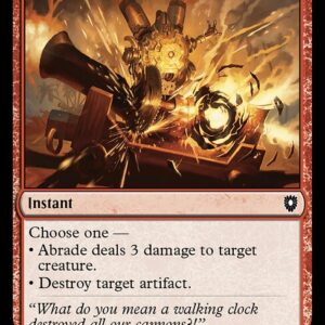 Bloomburrow Commander - 191 - Abrade - Common - R - Non-foil (Front)