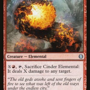 The List - JMP-304 - Cinder Elemental - Uncommon - R - Non-foil (Front)