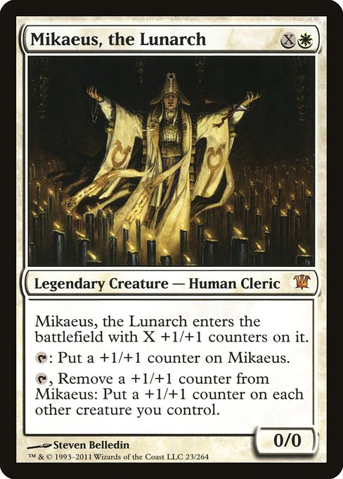 Innistrad - 23 - Mikaeus, the Lunarch - Mythic - W - Foil (Front)