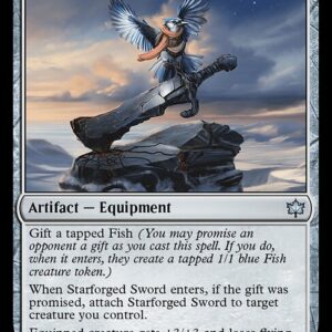 Bloomburrow - 249 - Starforged Sword - Uncommon - C - Non-foil (Front)