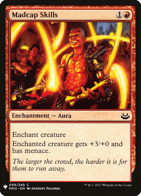 The List - MM3-99 - Madcap Skills - Common - R - Non-foil (Front)
