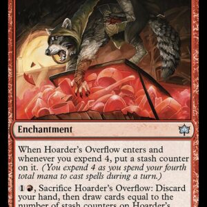 Bloomburrow - 141 - Hoarder's Overflow - Uncommon - R - Non-foil (Front)