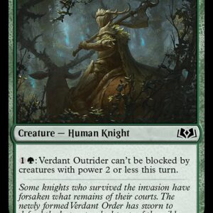 Wilds of Eldraine - 196 - Verdant Outrider - Common - G - Non-foil (Front)