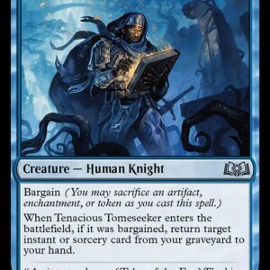 Wilds of Eldraine - 74 - Tenacious Tomeseeker - Uncommon - U - Foil (Front)