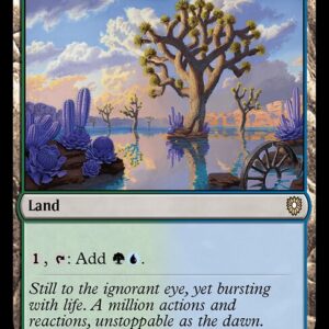 Bloomburrow Commander - 321 - Overflowing Basin - Rare - C - Non-foil (Front)